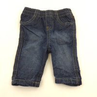 Dark Blue Lightweight Denim Jeans - Boys 0-3 Months