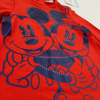 **NEW** Mickey & Minnie Red Long Sleeved Top  - Girls 12-18 Months