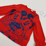 **NEW** Mickey & Minnie Red Long Sleeved Top  - Girls 12-18 Months