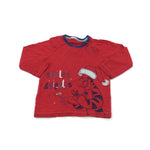 'Smiles & Giggles…' Tigger Embroidered Red Top - Boys 9-12 Months - Christmas