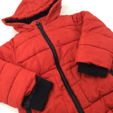 Red Fleece Lined Jacket - Boys 18-24 Months