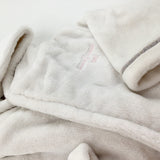 Cream Fleece Dressing Gown - Girls 12-18 Months