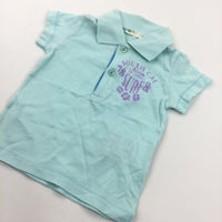 'South Cal Surf' Blue Polo Shirt - Boys 3-6 Months