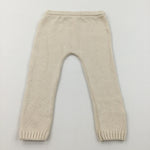 Cream Knitted Trousers - Boys/Girls 12-18 Months