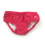 'Sea Squad' Dark Pink Swim Nappy - Girls 6-9 Months