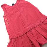 Pink Cord Dress - Girls 3 Years