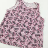 Princess Carriages Pink Vest  - Girls 7-8 Years