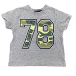 '78' Grey & Camo T-Shirt - Boys 18-24 Months