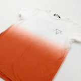 'Cool Vibes Only' Orange & White T-Shirt - Boys 9-10 Years
