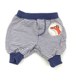 Gruffalo Blue & Cream Stripe Trousers - Boys Newborn