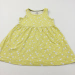 Spotty Yellow & White Sun Dress - Girls 4-6 Years