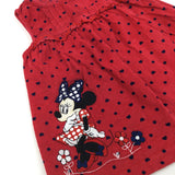 Minnie Mouse Red Cord Dress - Girls 3-6 Months