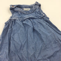 Blue Lightweight Denim Dress - Girls 9-12 Months