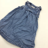 Blue Lightweight Denim Dress - Girls 9-12 Months