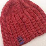 Red Knitted Hat - Girls/Boys 0-3 Months