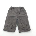 Light Brown Lined Midweight Cotton Trousers - Boys Newborn