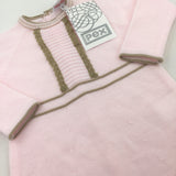 **NEW* Pink & Brown Knitted Dress - Girls 6 Months