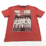 'England Champions 1966' Meerkats Red T-Shirt - Boys 6-7 Years