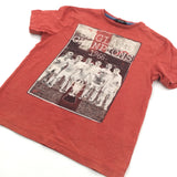 'England Champions 1966' Meerkats Red T-Shirt - Boys 6-7 Years