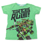 'Turtles Rule!' Green T-Shirt - Boys 6-7 Years