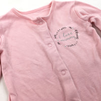 'I Love Mummy' Pink Babygrow with Integrated Mitts - Girls Newborn