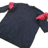 Sparkly Black, Blue, Pink & Red Knitted Dress - Girls 18-24 Months