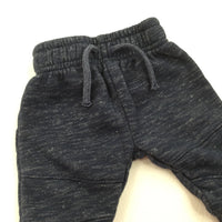 Mottled Navy Tracksuit Bottoms - Boys 0-3 Months