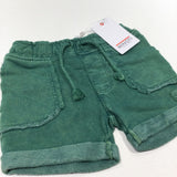 **NEW** Green Jersey Shorts - Boys 9-12 Months
