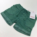 **NEW** Green Jersey Shorts - Boys 9-12 Months