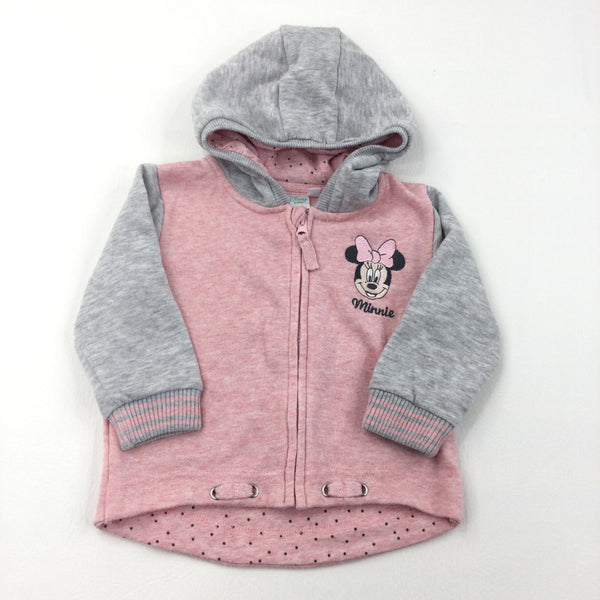 Minnie mouse zip up hoodie clearance womens