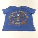 'Little Eagle Academy' Blue T-Shirt - Boys 6-9 Months