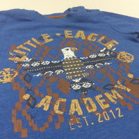 'Little Eagle Academy' Blue T-Shirt - Boys 6-9 Months
