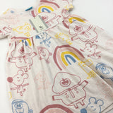 **NEW** Hey Duggee Cream Short Sleeve Dress - Girls 2-3 Years