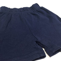 Navy Jersey Shorts - Boys 0-3m