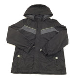 Black & Grey Lightweight Jacket - Boys 9-10 Years