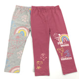 **NEW** 2 Pack Hey Duggee Leggings - Girls 2-3 Years