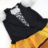 Monarch Butterfly Costume with Intergrated Shorts - Girls 9-10 Years (Approx)