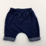 Navy Jersey Shorts - Boys Newborn