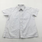 White Cotton School Shirt - Boys 8 Years
