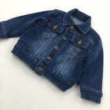 Mid Blue Denim Jacket - Girls 6-9 Months