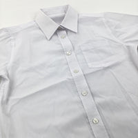 White Cotton School Shirt - Boys 11 Years
