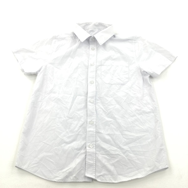 White Cotton School Shirt - Boys 11-12 Years