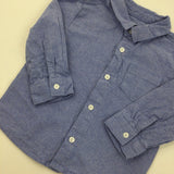 Blue Long Sleeve Shirt - Boys 12-18 Months