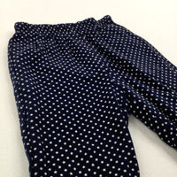 Stars Navy & White Joggers - Boys Newborn