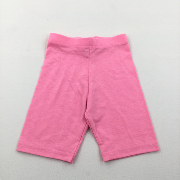 Pink Lightweight Jersey Shorts - Girls 9-12 Months