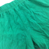Green Pyjama Shorts - Boys 5-6 Years