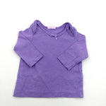 Purple Long Sleeve top - Girls Newborn