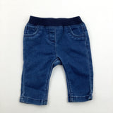 Dark Blue Skinny Jeans - Boys 0-3 Months