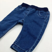 Dark Blue Skinny Jeans - Boys 0-3 Months