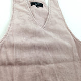 Pink Cord Pinafore dress - Girls 11 Years